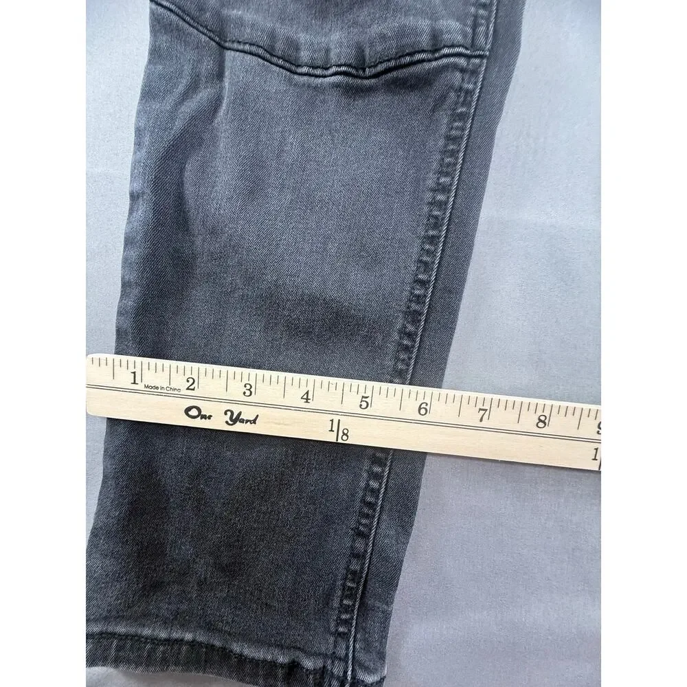 Art Class Girls Size 16 Super Skinny Moto Jeans Black Stretch Pull On